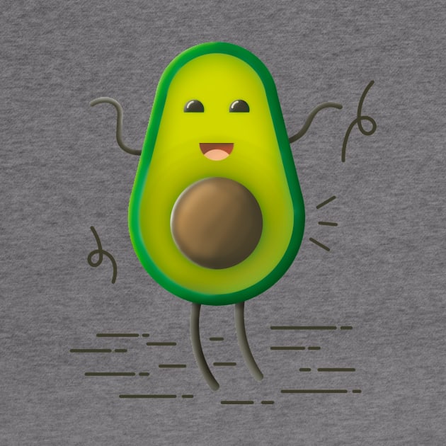 Dancing Avocado by Dima Sabaka Store